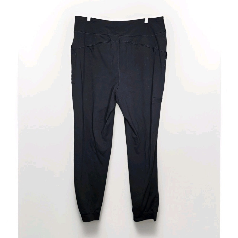 Duluth Trading Noga Classic Mid Rise Joggers Womens Lg Athletic Black